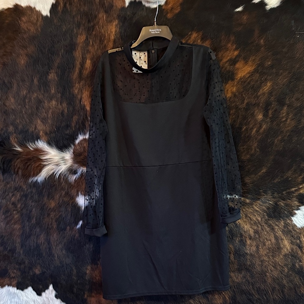 BloomChic Black Long Sleeve Dress